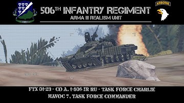 ArmA 3: FTX 01-23 - Task Force Charlie | Havoc 7, Task Force Command | 506th IR RU Infantry Gameplay