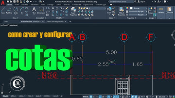 COMO CREAR COTAS O ESTILOS DE COTAS (AUTOCAD)