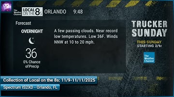 TWC Local on the 8s: 11/9-11/11/25 | November