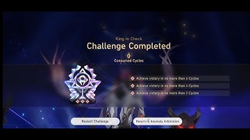 3.6 Anomaly Arbitration King in Check 0 cycle: Castorice and Evernight Team