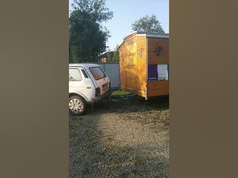 Пересувний павільйон для бджіл,бджолопавільйон - YouTube