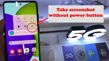 Samsung Galaxy A52/A52 5G: Take screenshot without power button
