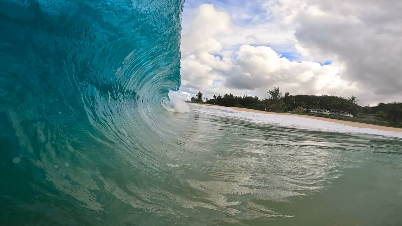Raw POV Bodyboarding Keiki Shorebreak // SHALLOW