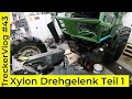 Treckervlog 43  fendt xylon drehgelenk reparieren teil 1