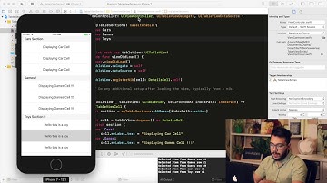UITableView Data using Enums | عربي | Swift5, Xcode