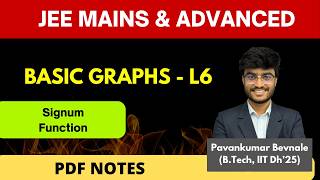 Basic Graphs – L6 | Signum Function: Graph, Domain & Range | JEE Main & Advanced