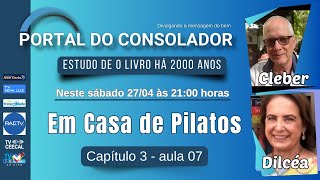 LIVRO: HÁ 2000 ANOS - EM CASA DE PILATOS - CLEBER M. GONÇALVES E DILCÉIA LEITÃO #portaldoconsolador