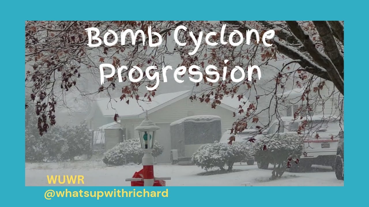 Bomb Cyclone Winter Storm Elliot Progression WUWR 223 - YouTube