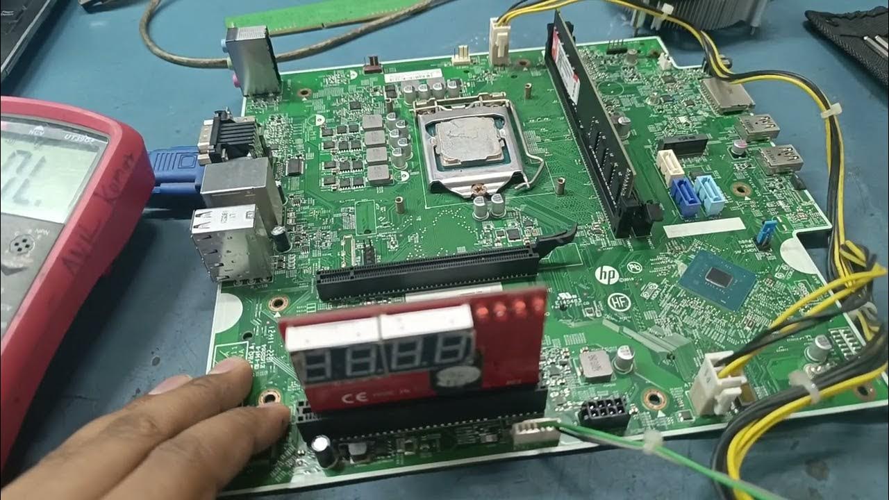 how to repair motherboard no display, no beep no processor heat YouTube