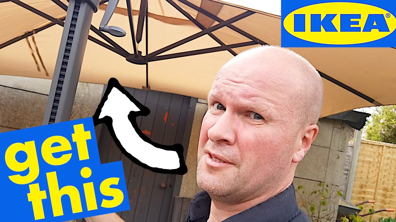 How this IKEA parasol transforms our garden: SEGLARO FOR THE WIN!