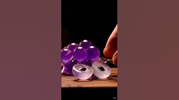 “This Grape Looks Real… But It’s Made of Glass 🍇 | Ultra-Realistic ASMR”