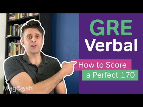 Vídeo: Como você obtém sucesso no GRE verbal?