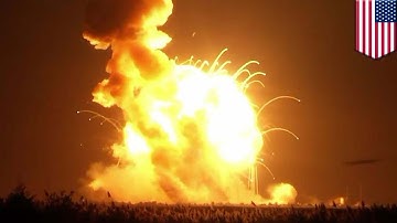 NASA rocket explosion: Orbital Sciences ISS supply rocket explodes after takeoff in Virginia