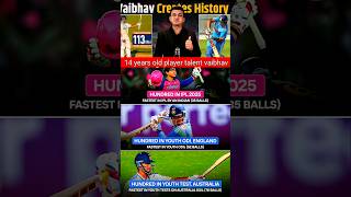 14 years old player talent vaibhav Suryavanshi #cricket #vaibhavsuryavanshi #indiateam
