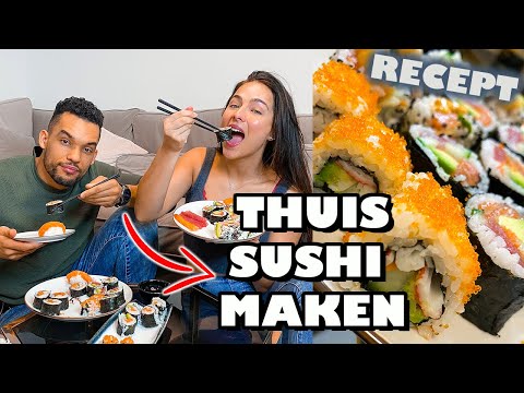 Video: Zelf Sushi Maken Sushi