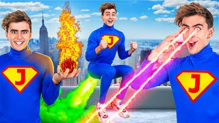 SUPERPOWERS FOR 24 HOURS || I Became a SUPERHERO! Funniest Moments by 123 GO! CHALLENGE