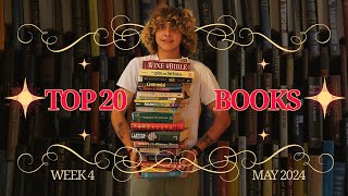 TOP 20 BOOKS: WEEK 4 (MAY 2024)