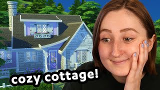 i built a cute cottage in the sims 4