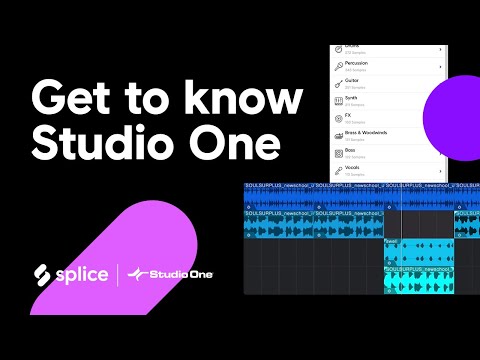 Start making music with Studio One 5 and Splice Sounds