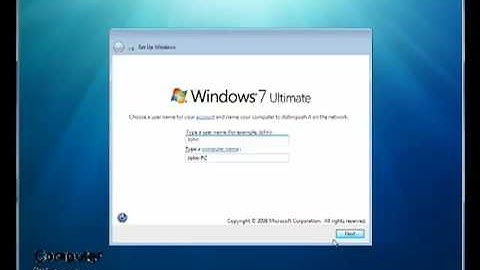 Windows 7 build 7000 Setup Part 1.