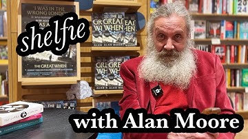 Shelfie with Alan Moore