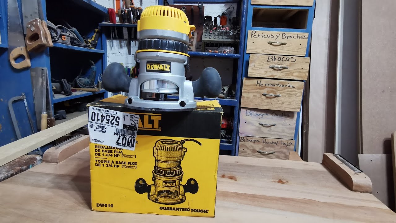 juguetito nuevo Router DeWALT recomendado para tu taller - YouTube