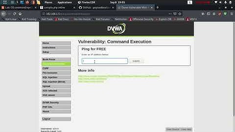 what is OS command injection ? | lab portswigger | dvwa