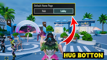 ✅ Bgmi hub feature off || Hug Button Bgmi || How to turn off Hug Bgmi