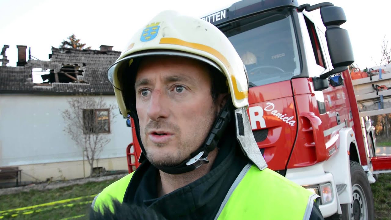 11112015 Brunn an der Pitten Wohnhausbrand