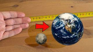 THE TRUE SCALE of the Earth-Moon system
