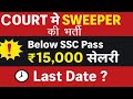 Court Sweeper Vacancy 2025 | Below SSC Pass | ₹15,000 Salary | Rojgar Prayag