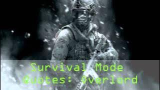 MW3: Overlord Quotes