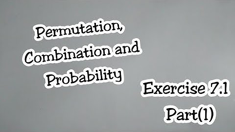 Chpater#7_Ex# 7.1_Question #1 _Factorial