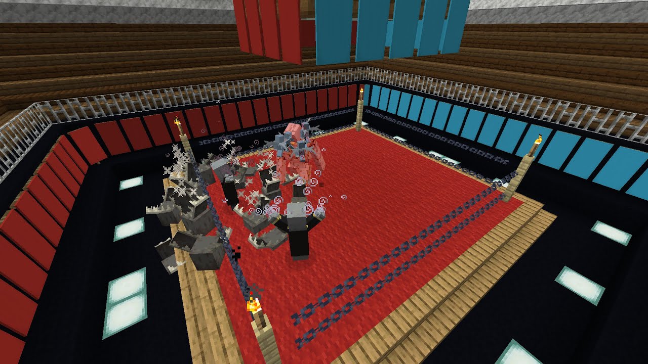 IRON GOLEM VS 2 EVOKERS