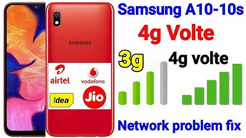 Samsung A10-10s 4g Volte LTE network problem // how to solve 4g volte network problem samsung a10