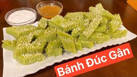 (#216) Cách làm BÁNH ĐÚC GÂN LÁ DỨA không cần  nước vôi, nước tro tàu hay hàn the vẫn giòn ngon