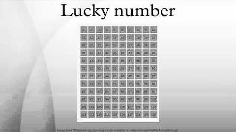 Lucky number