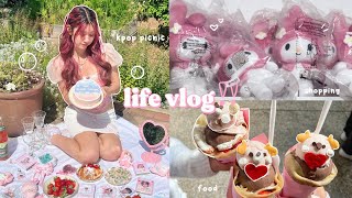 summer life vlog 🍦 (daily, kpop picnic + unboxing, decoden in japantown sf)