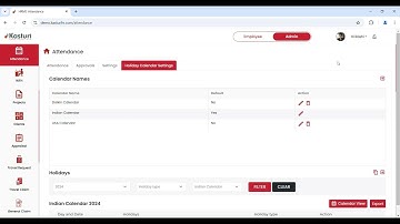 Kasturi HR - Admin Guide to Attendance Module | Approvals, Settings & Holiday Calendar
