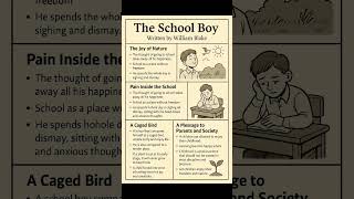The school boy summary