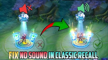 How to Fix No Sound in Classic Recall - Easy