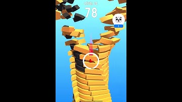 Drop Stack Ball 🏀 Level 14 Gameplay Walkthrough (iOS,Android) #dropstackball #gameplay #shorts