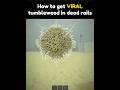Viral TIKTOK Tumbleweed on dead rails... | #shorts #roblox #deadrails #viral