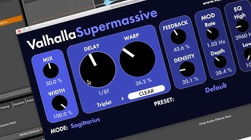 Plugin Review: Valhalla SUPERMASSIVE!