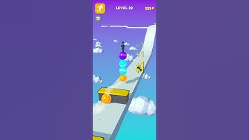 STACK RIDER - NOOB vs PRO vs HACKER vs GOD #gameplay #mobilegame #shorts