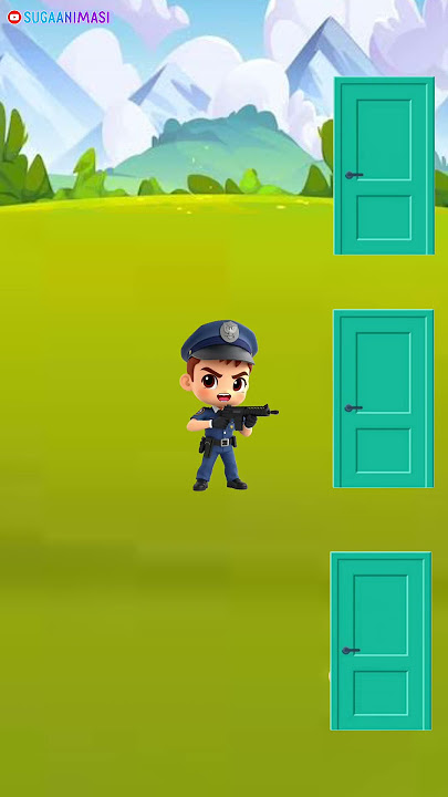 WHICH ONE DOOR THIEFT HIDDING #CARTOON #SHORTS #FUNNYCARTOONS