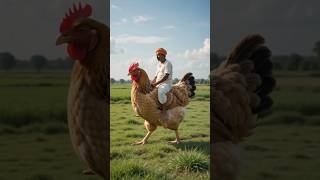 "बड़ी मुरगी ने किसान को उठाया 😱 | Funny Hindi Story 😂 #shorts"#viral #videoviral#shortsfeed