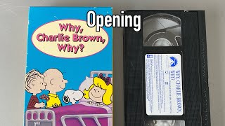 Opening to Why, Charlie Brown, Why? 1995 VHS (2004 Reprint)