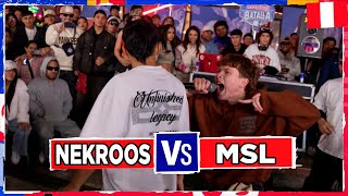 NEKROOS VS MSL | Octavos de Final | Regional Lima 1 Red Bull Batalla 2025