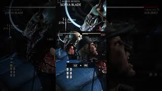 SONYA BLADE 52% DAMAGE 😱 #MKX
